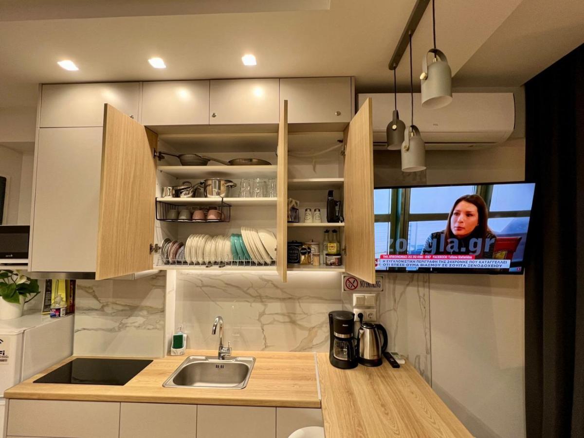 Smart Modern Apartment B Ateny Zewnętrze zdjęcie